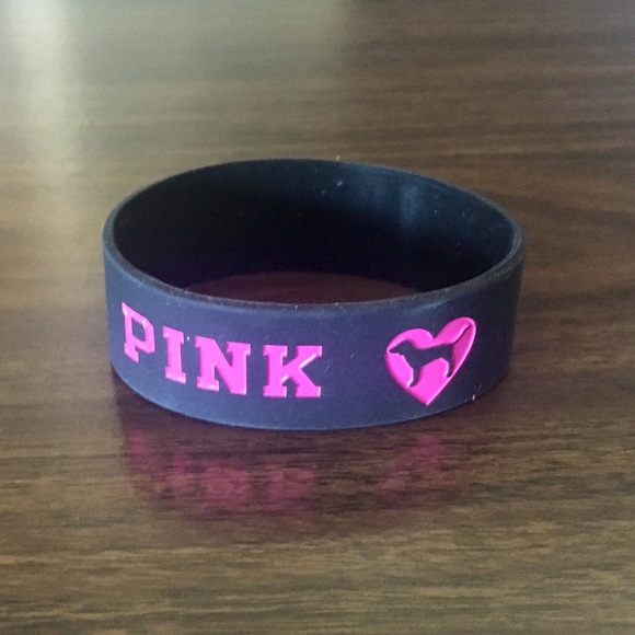 🆕 Victoria's Secret PINK Silicone Rubber Bracelet - Picture 4 of 4